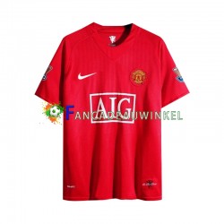 Manchester United Wedstrijdshirt met Korting 2007 Retro Thuis Heren Lange Mouw