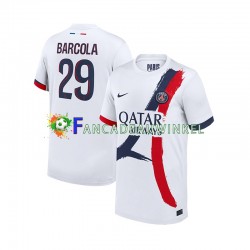 Paris Saint-Germain Wedstrijdshirt met Korting Bradley Barcola 29 Uit Heren 2024-25 Korte Mouw