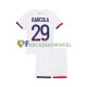 Paris Saint-Germain Wedstrijdshirt met Korting Bradley Barcola 29 Uit Kind 2024-25 Korte Mouw