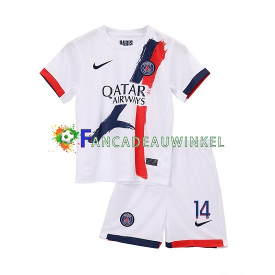 Paris Saint-Germain Wedstrijdshirt met Korting Desire Doue 14 Uit Kind 2024-25 Korte Mouw