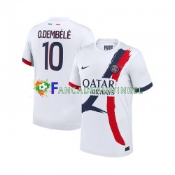 Paris Saint-Germain Wedstrijdshirt met Korting Ousmane Dembele 10 Uit Heren 2024-25 Korte Mouw