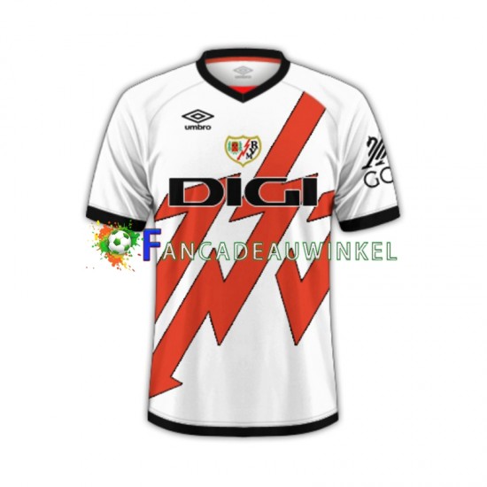 Rayo Vallecano Wedstrijdshirt met Korting Thuis Heren 2024-25 Korte Mouw