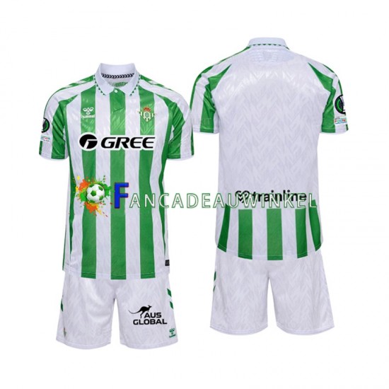 Real Betis Wedstrijdshirt met Korting Thuis Kind 2024-25 Korte Mouw