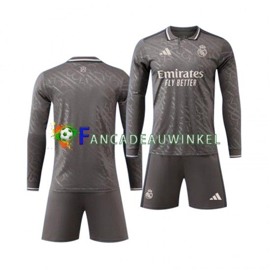 Real Madrid Wedstrijdshirt met Korting 3rd Kind 2024-25 Lange Mouw