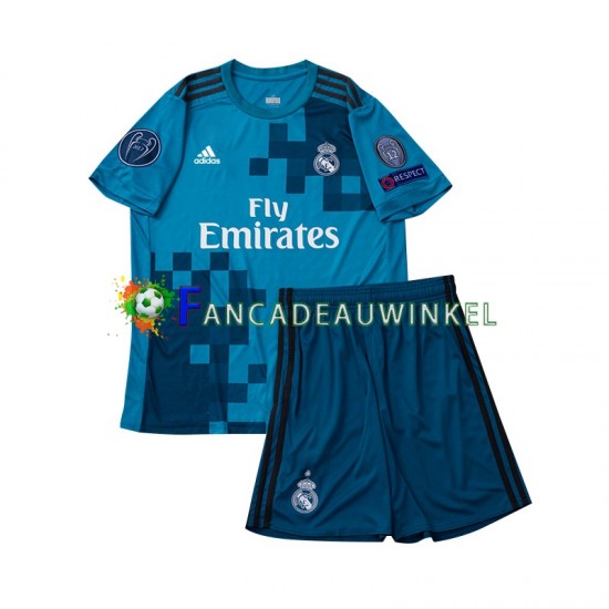 Real Madrid Wedstrijdshirt met Korting 2017 Retro 3rd Kind Korte Mouw