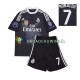 Real Madrid Wedstrijdshirt met Korting Cristiano Ronaldo 7 2014 Retro 3rd Kind Korte Mouw