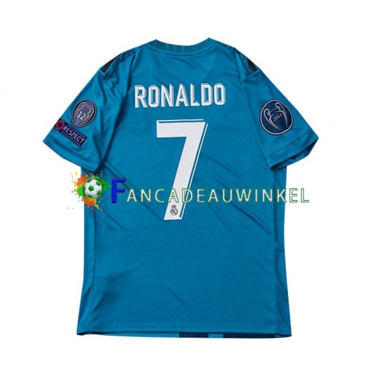 Real Madrid Wedstrijdshirt met Korting Cristiano Ronaldo 7 2017 Retro 3rd Kind Korte Mouw