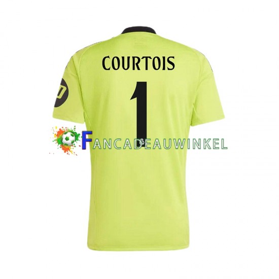 Real Madrid Wedstrijdshirt met Korting COURTOIS 1 Keepersshirt 3rd Heren 2024-25 Korte Mouw