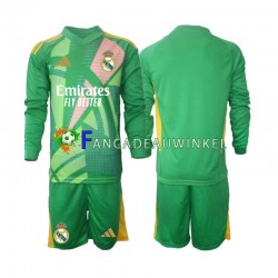 Real Madrid Wedstrijdshirt met Korting Keepersshirt 3rd Kind 2024-25 Lange Mouw