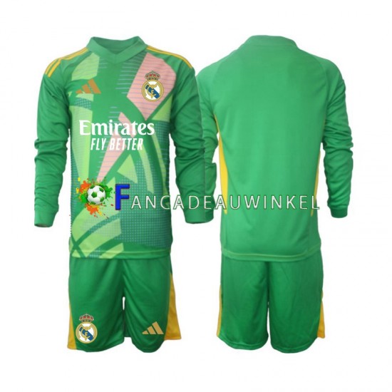 Real Madrid Wedstrijdshirt met Korting Keepersshirt 3rd Kind 2024-25 Lange Mouw