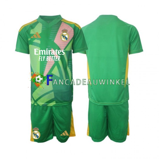 Real Madrid Wedstrijdshirt met Korting Keepersshirt 3rd Kind 2024-25 Korte Mouw