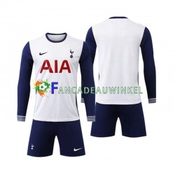 Wedstrijdshirt met Korting Tottenham Spurs Thuis Kind 2024-25 Lange Mouw