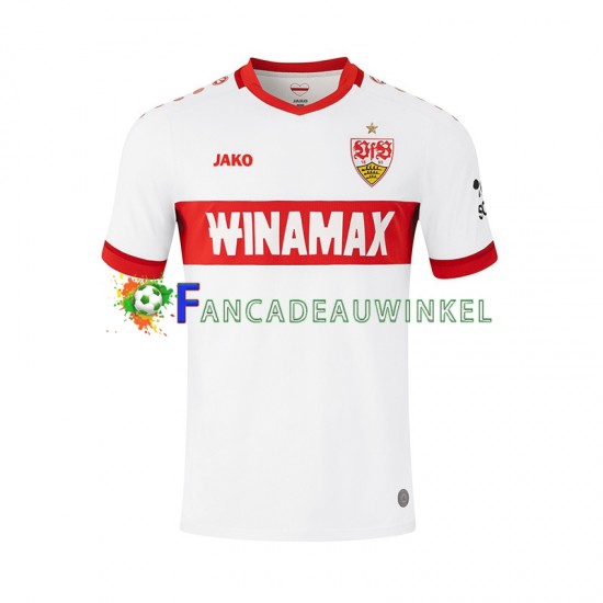 VfB Stuttgart Wedstrijdshirt met Korting Thuis Heren 2024-25 Korte Mouw