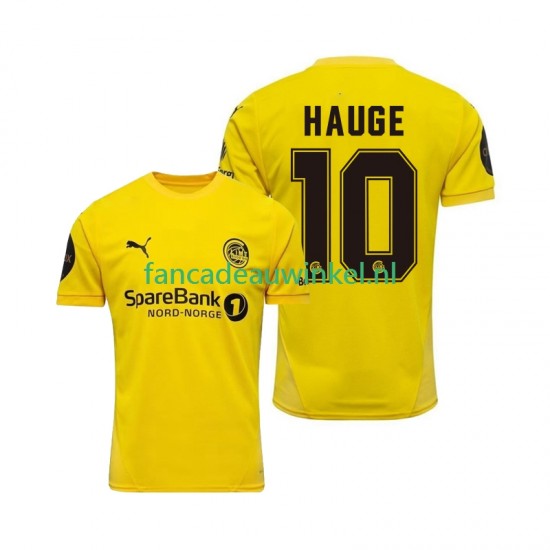 FK Bodø/Glimt Wedstrijdshirt met Korting Jens Petter Hauge 10 Thuis Heren 2025 Korte Mouw