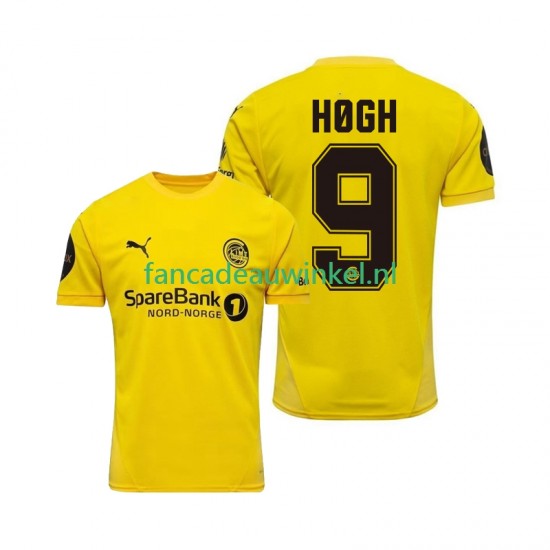 FK Bodø/Glimt Wedstrijdshirt met Korting Kasper Hogh 9 Thuis Heren 2025 Korte Mouw