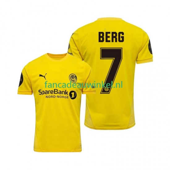 FK Bodø/Glimt Wedstrijdshirt met Korting Patrick Berg 7 Thuis Heren 2025 Korte Mouw