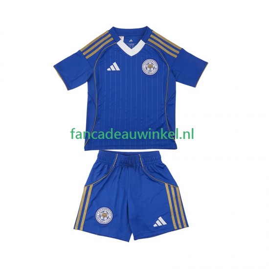 Leicester City Wedstrijdshirt met Korting Thuis Kind 2025-26 Korte Mouw