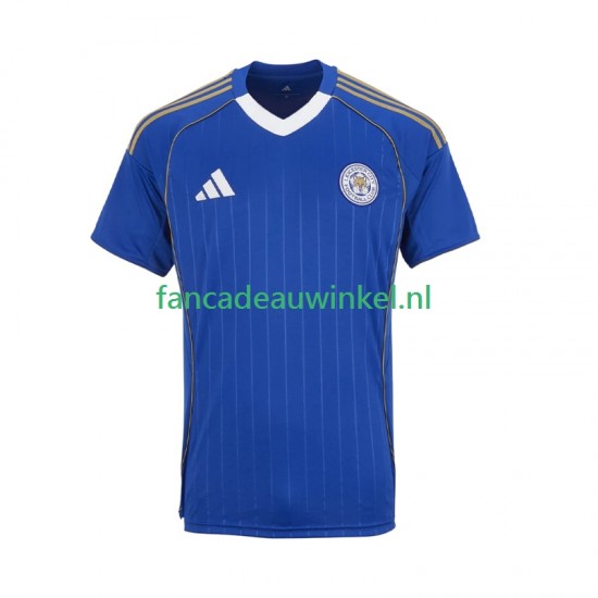 Leicester City Wedstrijdshirt met Korting Thuis Heren 2025-26 Korte Mouw