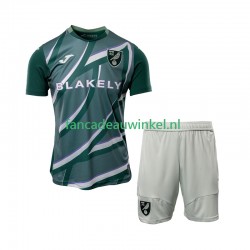Norwich City Wedstrijdshirt met Korting Uit Kind 2025-26 Korte Mouw