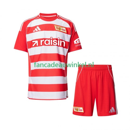 Union Berlin Wedstrijdshirt met Korting Thuis Kind 2025-26 Korte Mouw