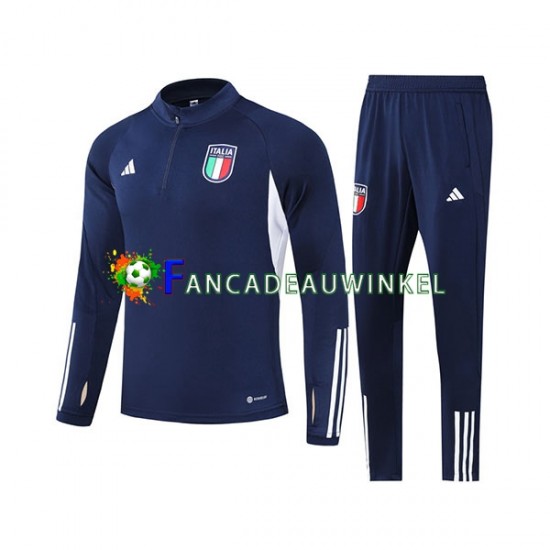 Italië Blauw Sweatshirts Pak 2023-24