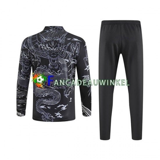 Real Madrid Dragon Zwart Sweatshirts Pak 2023-24