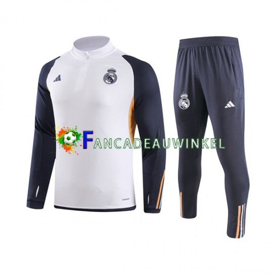 Real Madrid Wit Sweatshirts Pak 2023-24