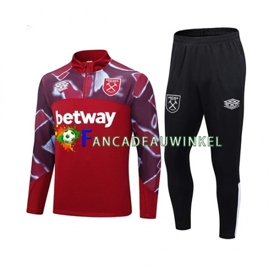 West Ham United Rood Sweatshirts Pak 2023-24