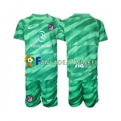 Atlético Madrid Wedstrijdshirt met Korting Keepersshirt Uit Groente Kind 2023-24 Korte Mouw