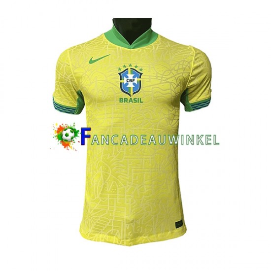 Brazilië Wedstrijdshirt met Korting Thuis Heren 2023-24 Korte Mouw