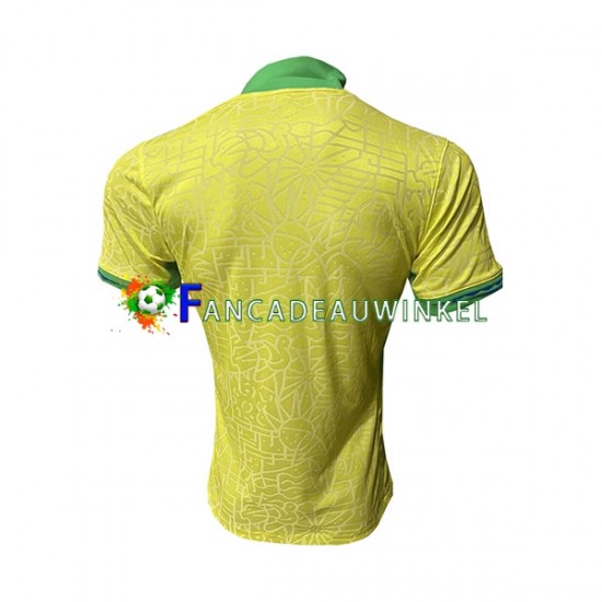 Brazilië Wedstrijdshirt met Korting Thuis Heren 2023-24 Korte Mouw