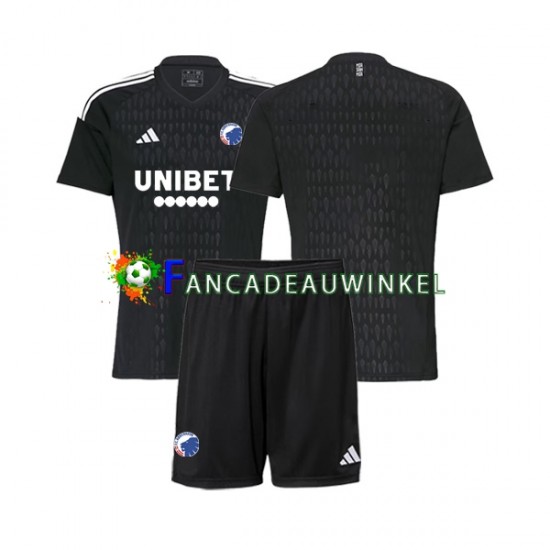 FC Kopenhagen Wedstrijdshirt met Korting Keepersshirt Uit Kind 2023-24 Korte Mouw