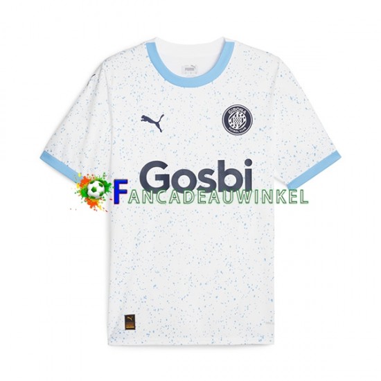 Wedstrijdshirt met Korting Girona Uit Heren 2023-24 Korte Mouw