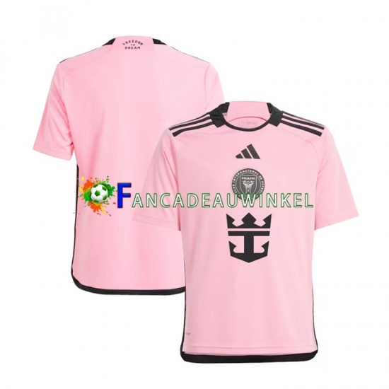 Inter Miami Wedstrijdshirt met Korting Thuis Heren 2024 Korte Mouw