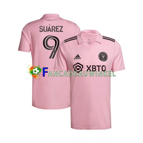 Inter Miami Wedstrijdshirt met Korting Luis Suarez 9 Thuis Heren 2023-24 Korte Mouw