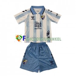 Málaga CF Wedstrijdshirt met Korting Thuis Kind 2023-24 Korte Mouw