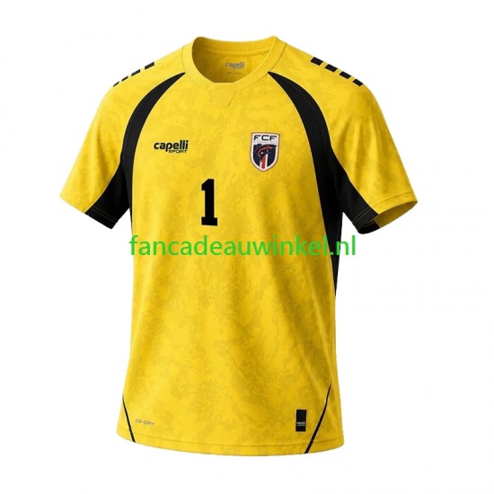 Wedstrijdshirt met Korting Cape Verde Vozinha 1 Keepersshirt Thuis Heren 2026 Korte Mouw
