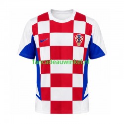 Kroatië Wedstrijdshirt met Korting Retro Thuis Heren 2002 Korte Mouw