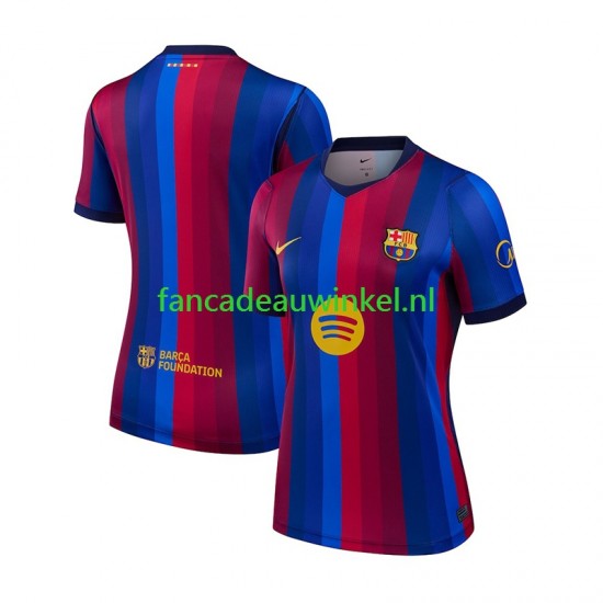 FC Barcelona Wedstrijdshirt met Korting Thuis Dames 2026-27 Korte Mouw