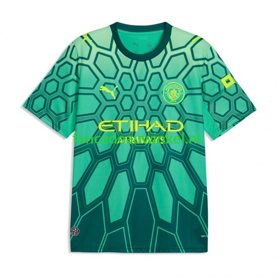 Manchester City Wedstrijdshirt met Korting Keepersshirt Thuis Heren 2026-27 Korte Mouw