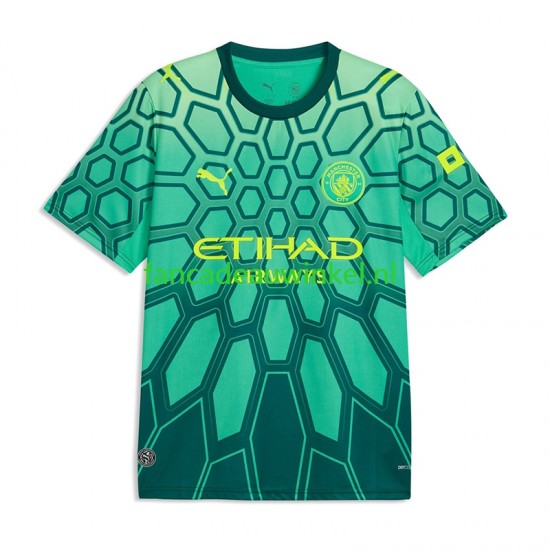 Manchester City Wedstrijdshirt met Korting Gianluigi Donnarumma 25 Keepersshirt Thuis Heren 2026-27 Korte Mouw