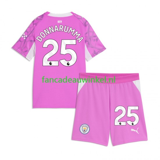 Manchester City Wedstrijdshirt met Korting Gianluigi Donnarumma Keepersshirt Uit Kind 2026-27 Korte Mouw