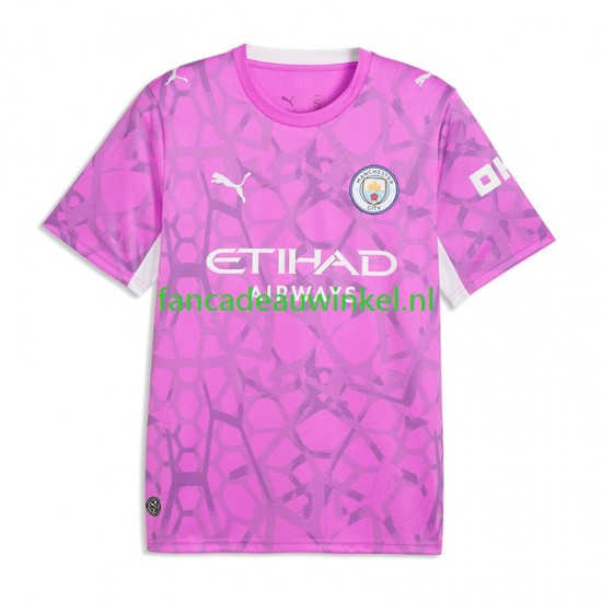 Manchester City Wedstrijdshirt met Korting Gianluigi Donnarumma Keepersshirt Uit Kind 2026-27 Korte Mouw
