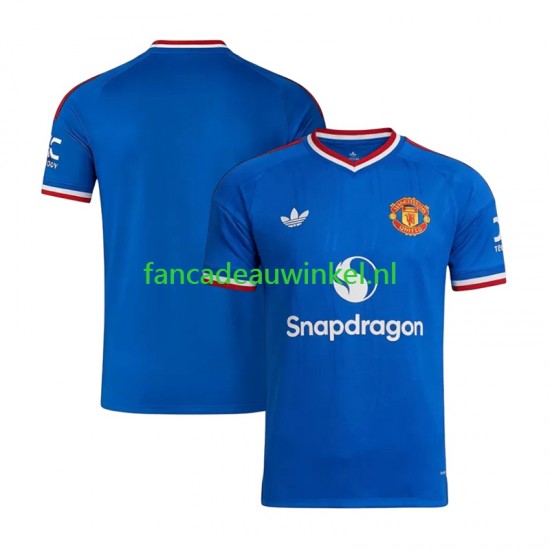 Manchester United Wedstrijdshirt met Korting Uit Heren 2026-27 Korte Mouw