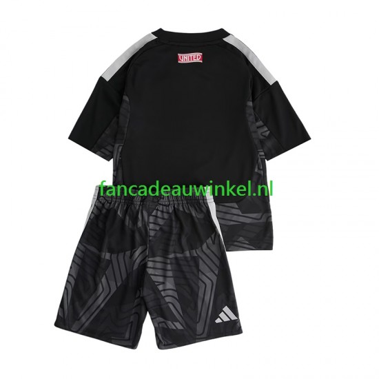 Manchester United Wedstrijdshirt met Korting Keepersshirt Thuis Kind 2026-27 Korte Mouw