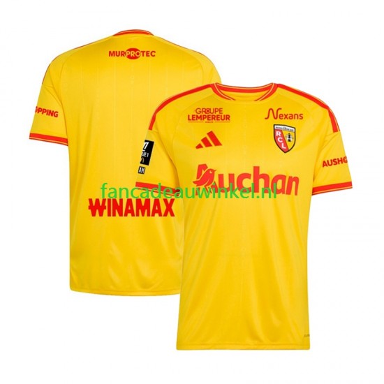 RC Lens Wedstrijdshirt met Korting Thuis Heren 2026-27 Korte Mouw