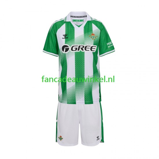 Real Betis Wedstrijdshirt met Korting Thuis Kind 2026-27 Korte Mouw