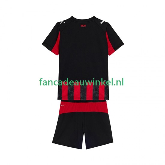 AC Milan Wedstrijdshirt met Korting Thuis Kind 2025-26 Korte Mouw