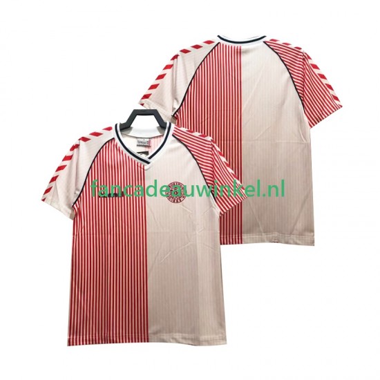 AC Milan Wedstrijdshirt met Korting 1986 Retro Uit Heren Korte Mouw