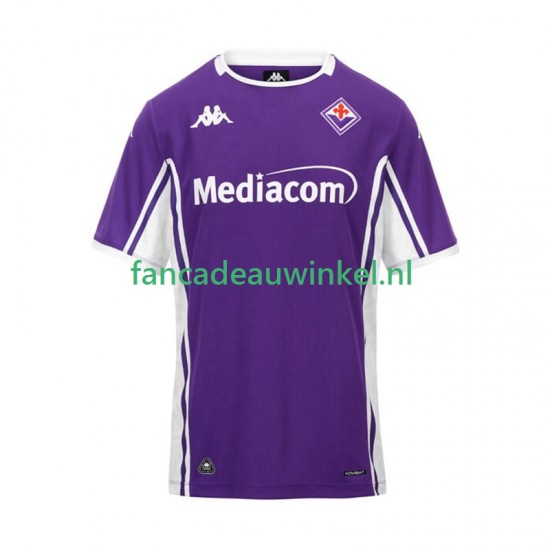 Fiorentina Wedstrijdshirt met Korting Thuis Heren 2025-26 Korte Mouw